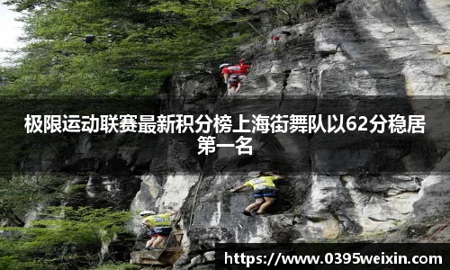 极限运动联赛最新积分榜上海街舞队以62分稳居第一名