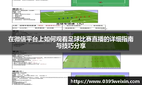 在微信平台上如何观看足球比赛直播的详细指南与技巧分享